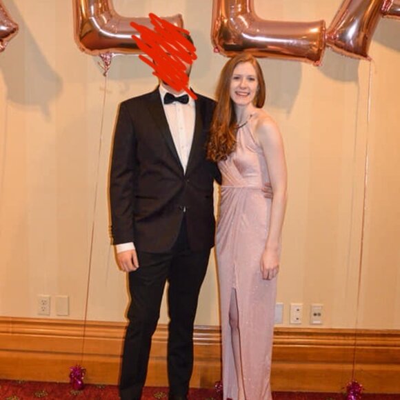 Lulu's - XS - Pink Gown - Picture 3 of 3